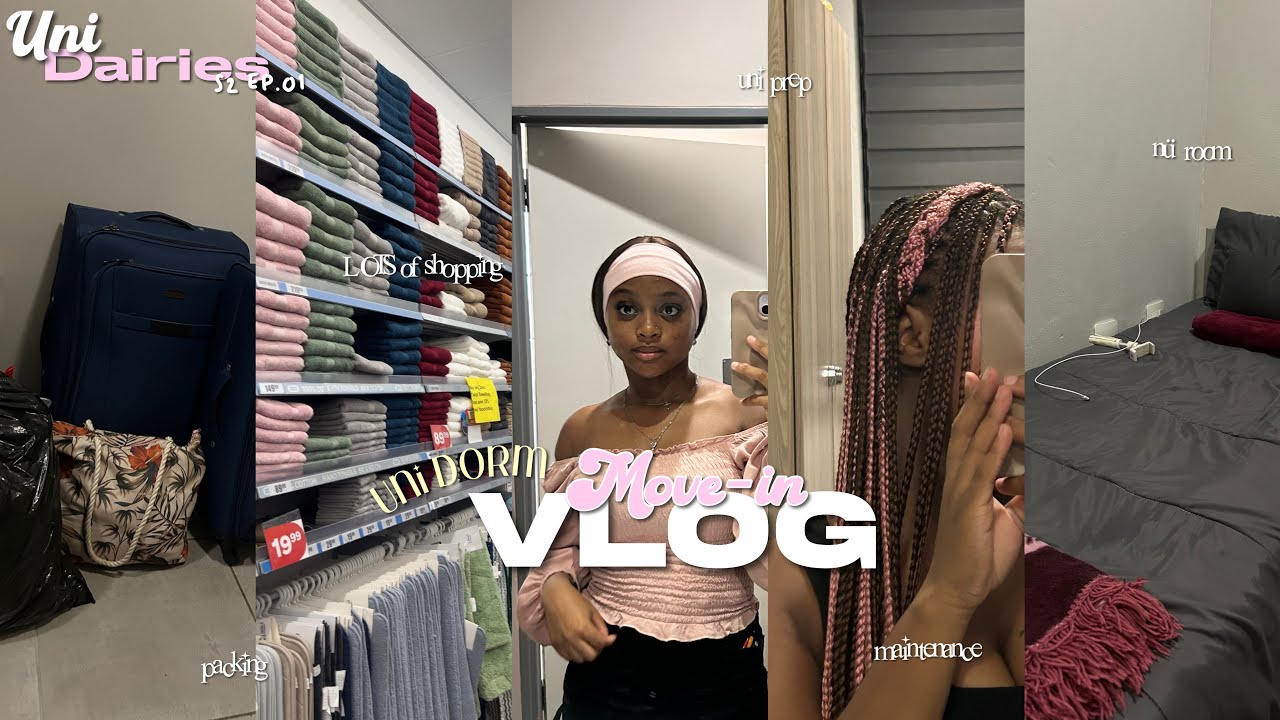 Uni Dairies:Tuks Uni Move-in Vlog|Uni Prep: ￼SHOPPING, maintenance, packing, nü room, unpacking etc…