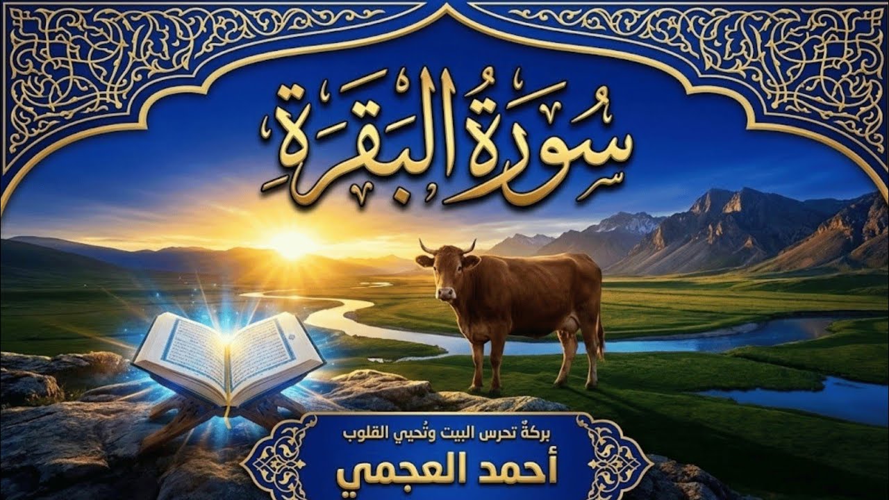 سورة البقرة كاملة بصوت أحمد العجمي رقية شرعية لتحصين البيت وطرد الشياطين تلاوة تهز القلب وتريح النفس