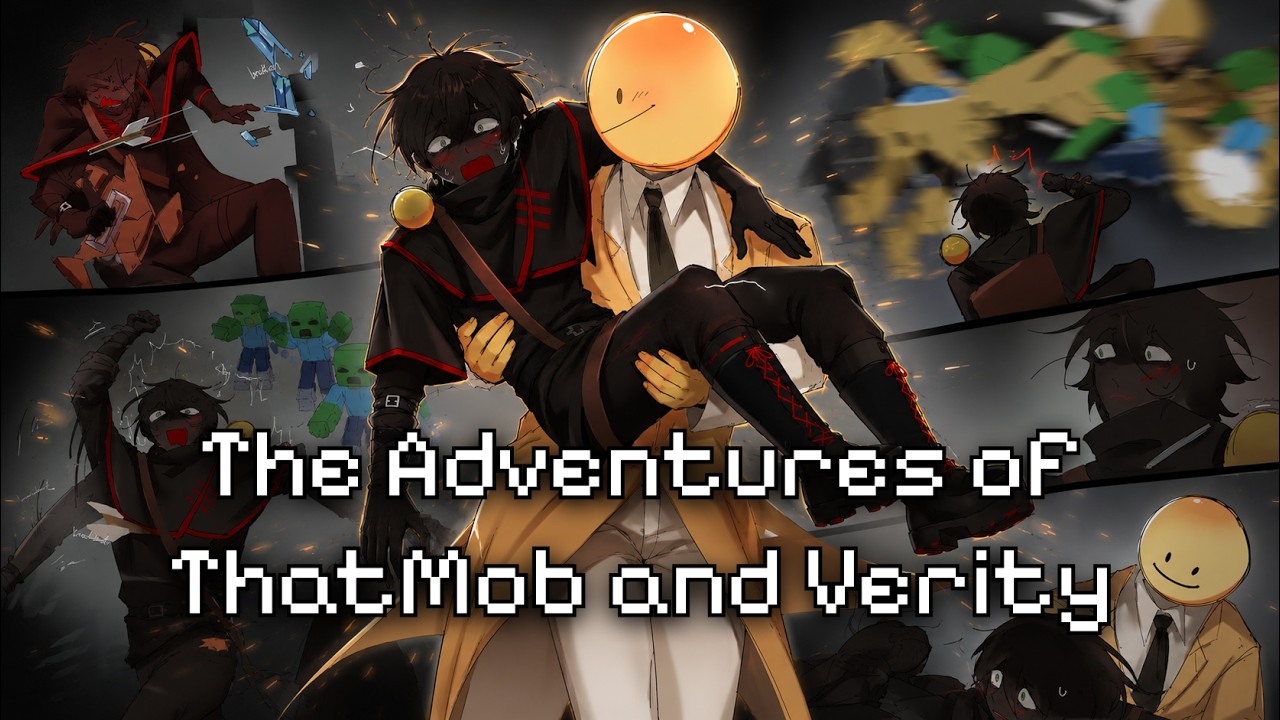A Strange Rescue... | The Adventures of ThatMob and Verity | COMIC DUB | #thatmob #minecraft