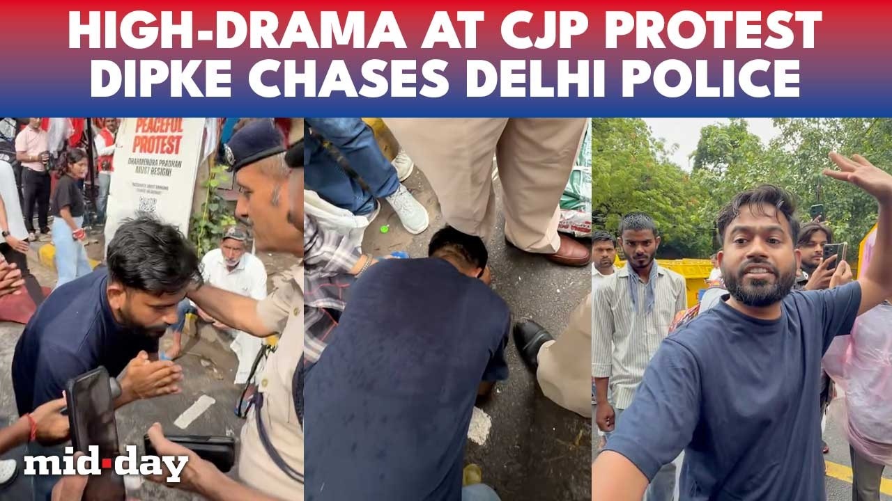 On CAM: Abhijeet Dipke VS Delhi Police SHOWDOWN At Jantar Mantar, Parliament March On July 20 by CJP