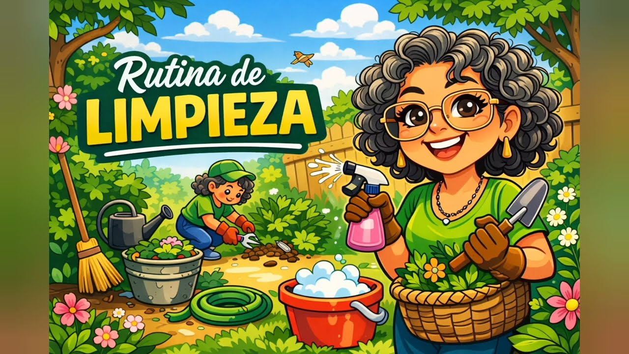 Antes y después del jardín 🌿 Rutina de limpieza que transforma todo | Loca por las plantas