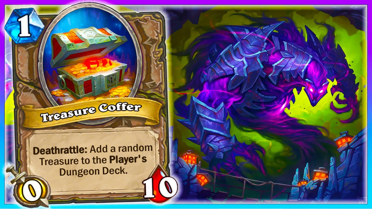 WE FOUND A TREASURE VAULT?! (Paladin Dungeon Run Hearthstone)