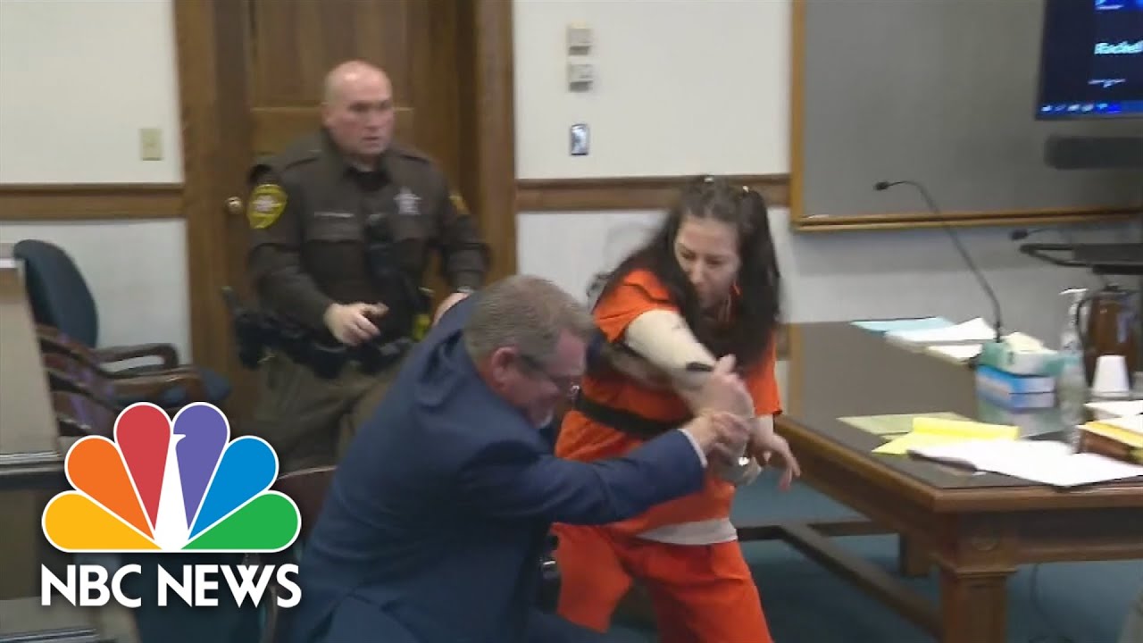 Watch: Wisconsin murder defendant attacks her own attorney