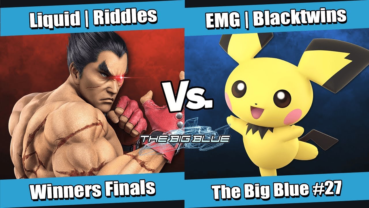 The Big Blue #27 Winners Finals - Liquid | Riddles (Kazuya, Terry) vs EMG | Blacktwins (Pichu)