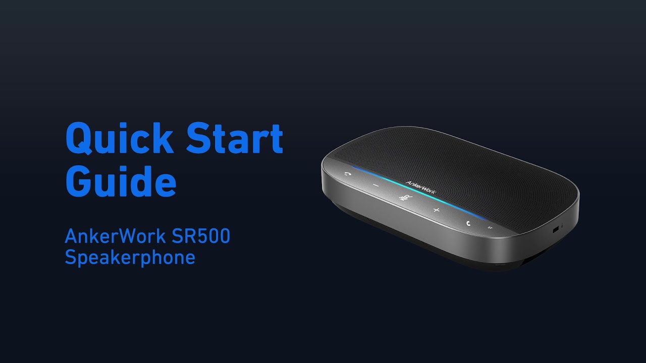 How To Set Up AnkerWork SR500