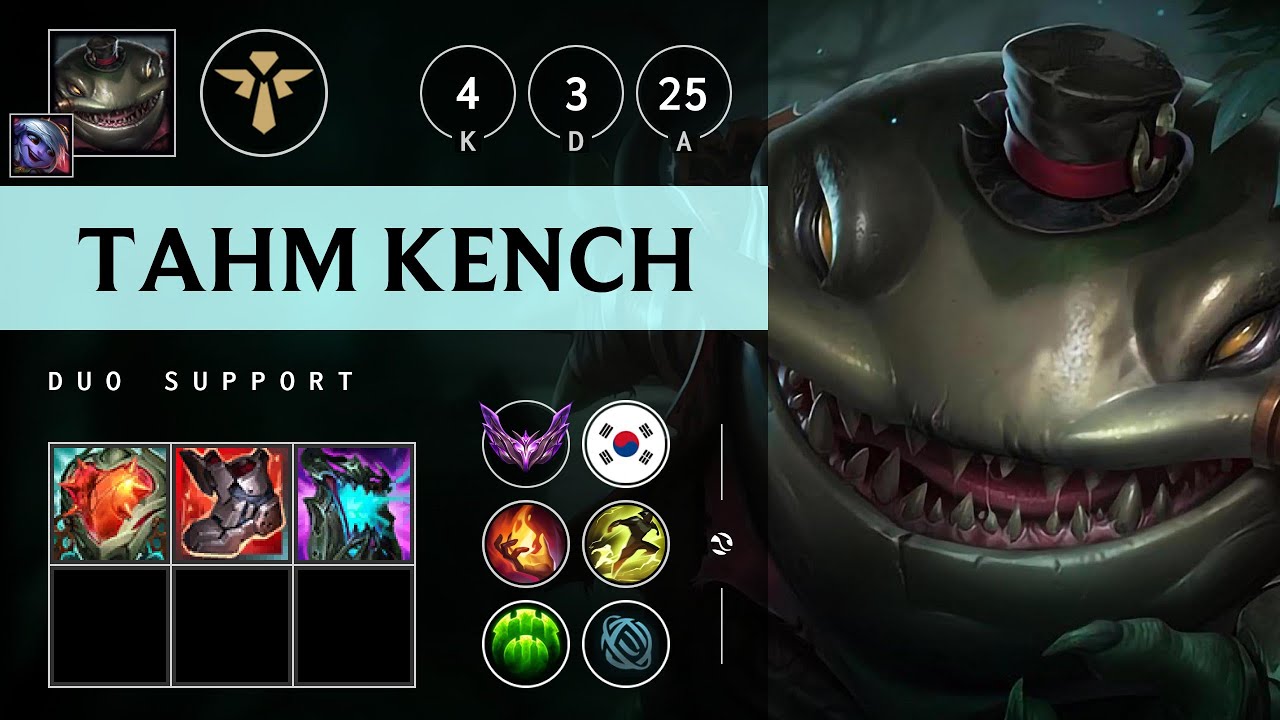 Tahm Kench Support vs Janna - KR Master Patch 25.13