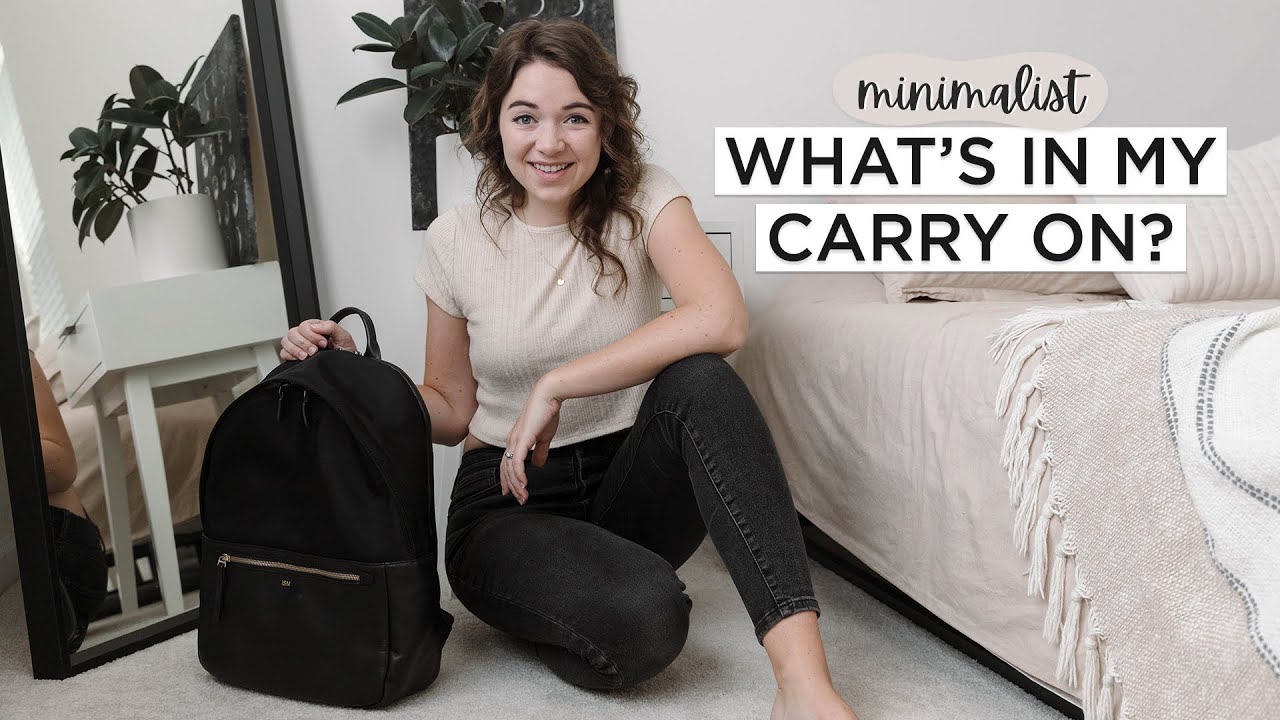 What’s In My CARRY ON BAG? | Minimalist Travel Essentials + Packing Tips ✈️