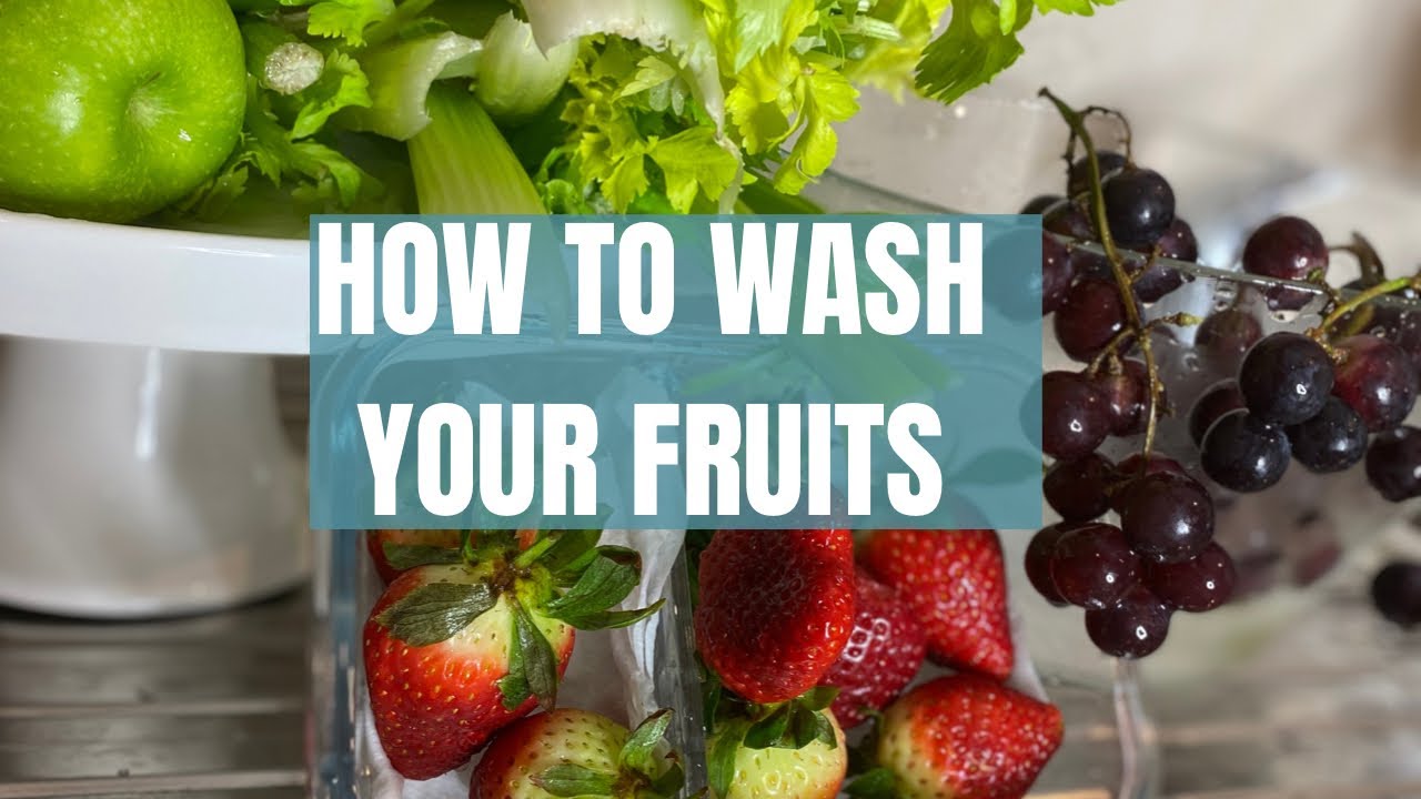 HOW TO WASH STRAWBERRIES & GRAPES  | WASHING FRUIT AND VEG #fruitandveg #washingfruits  #howto