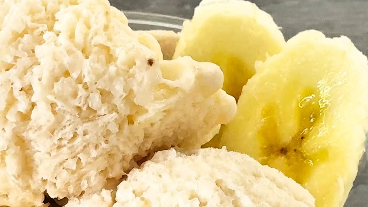 BOMB Delicious Homemade Ice Cream!🍨 Yogurt + Banana = Creamy Coolness in the HEAT!  ❄️ 