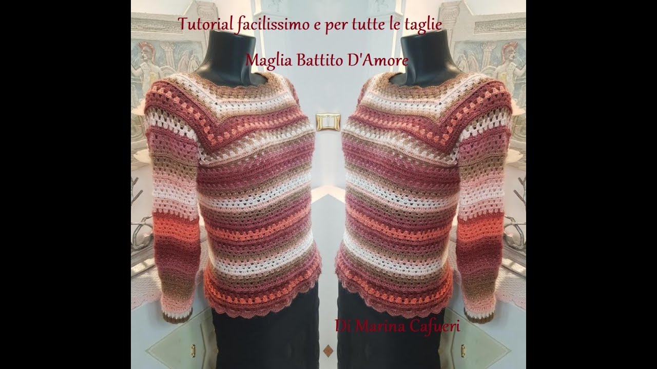 Tutorial Maglia uncinetto, facilissima, Top Down , 