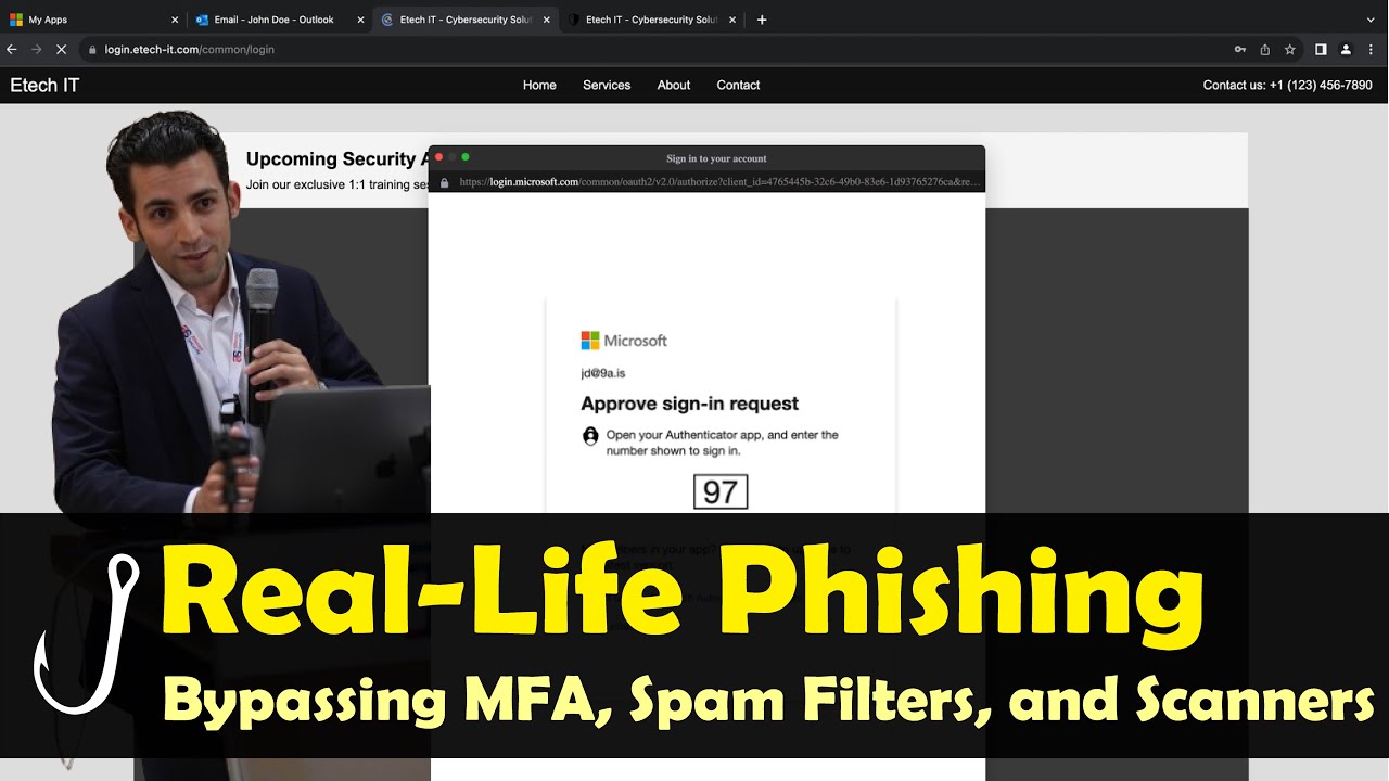 Advanced Phishing Demo & Learning: MFA, BITB & Evasion Tactics - BSides Cyprus 2023