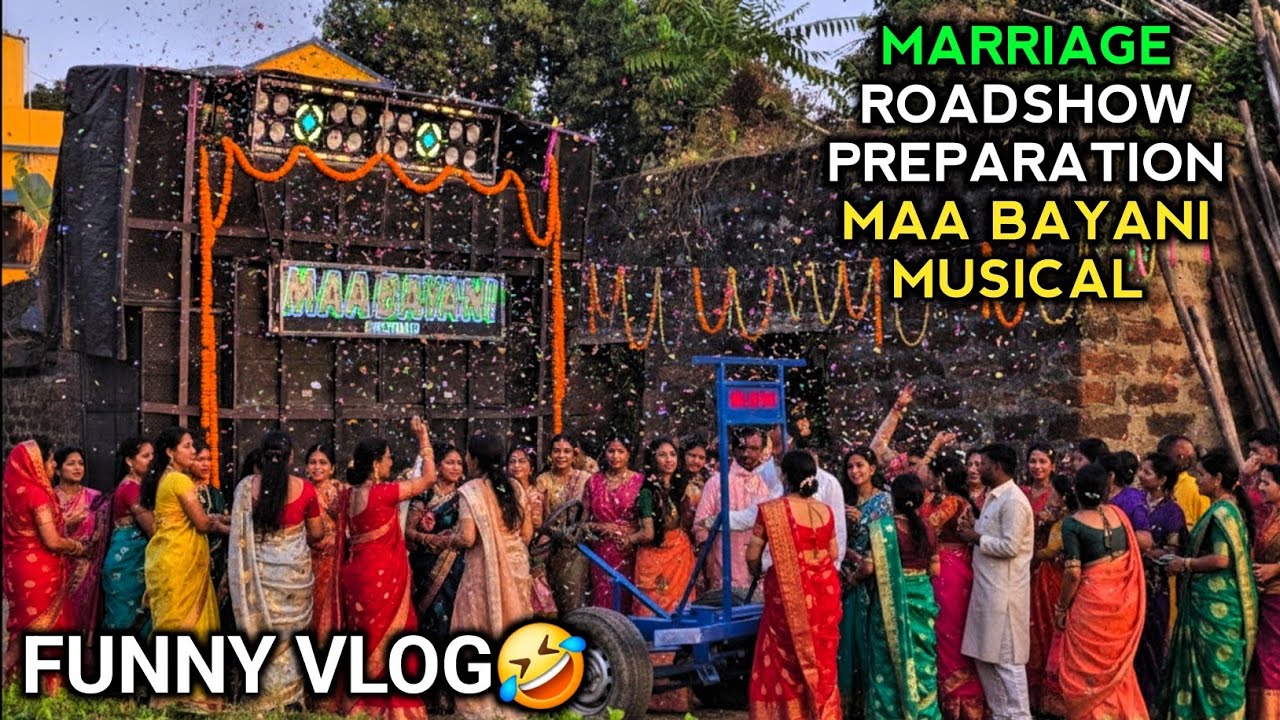 Maa Bayani Marriage Program Full Funny Vlog At marshaghai 📍 Gyana sound and light 