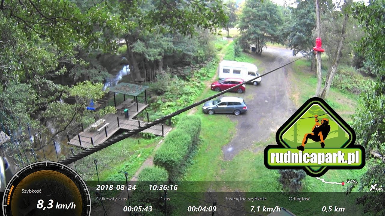 Park Linowy 89 - Rudnica Park - Trasa nr 8 (Czarna) 24.08.2018