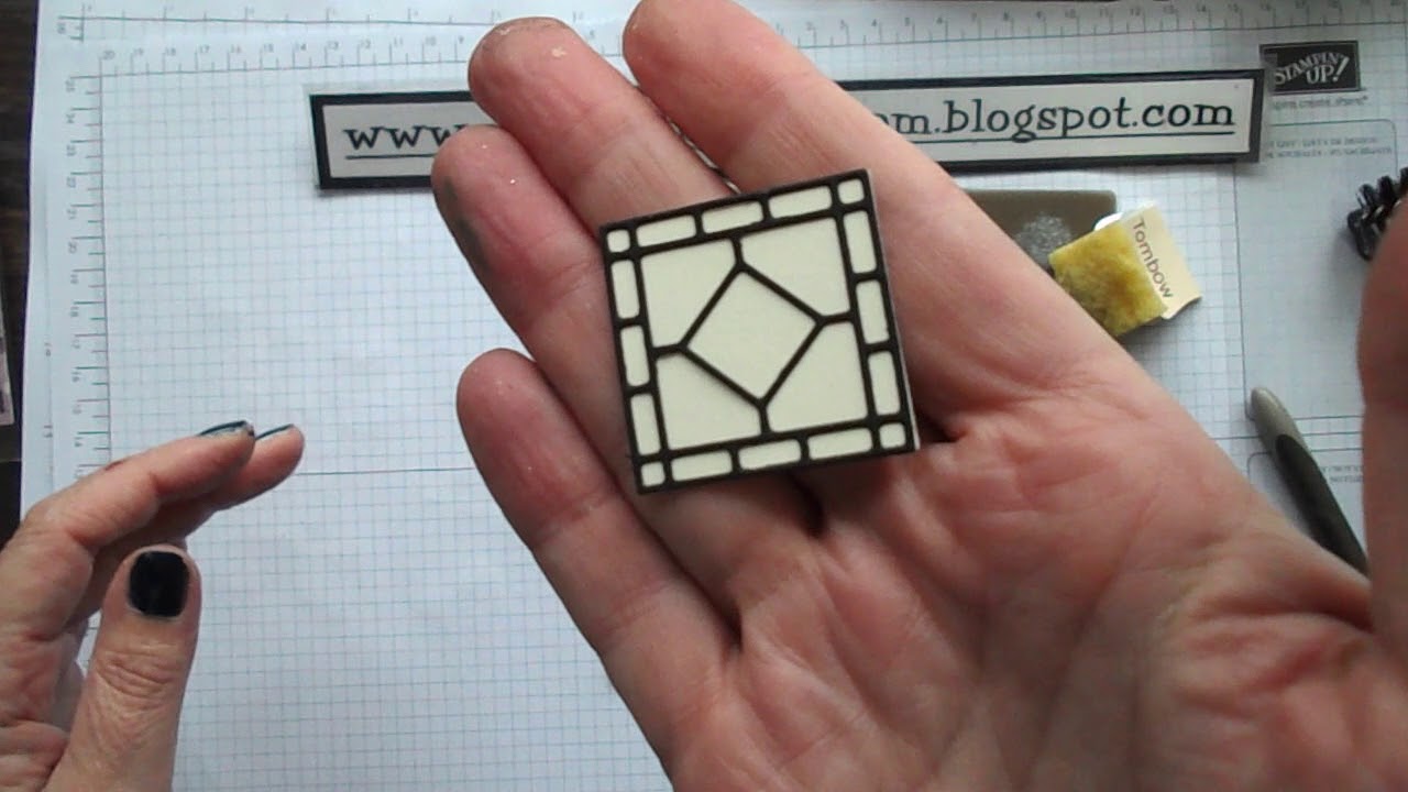 Stained Glass Thinlits & Painted Glass Stamps
