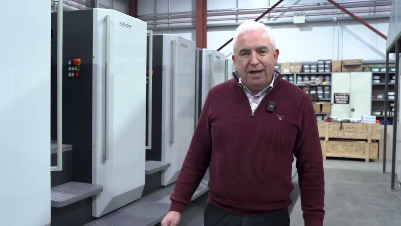 Introducing our New Komori Lithrone GL540 + Coater Advance Printing Press.