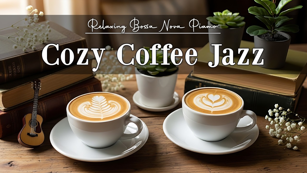 Cozy Coffee Jazz 🌿 Gentle Bossa Nova & Smooth Ambience for Focus & Good Vibes