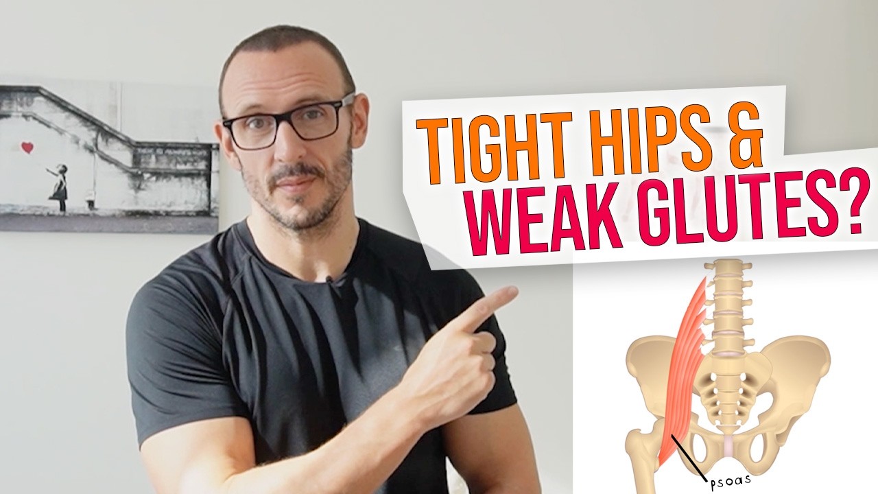 Low back pain with tight hips & weak glutes?