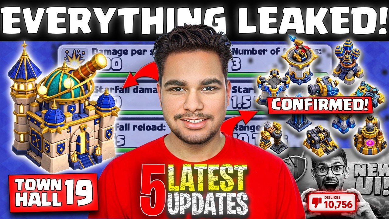 ⚡TH19 UPDATE NEWS! New Levels & Concept Leak | Defenses Are Getting Upgrades! | NERF & UI Problems!