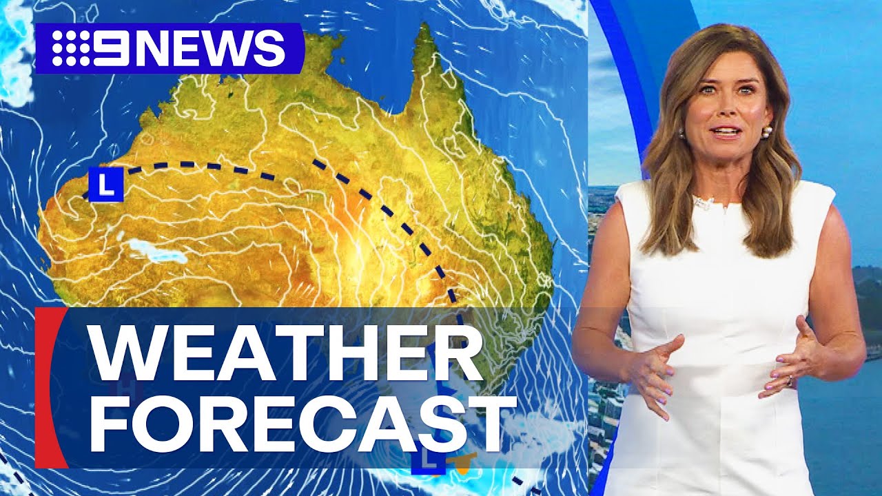 Australia Weather Update: widespread rain set for parts of the country | 9 News Australia