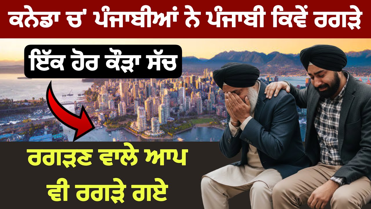 ਕਨੇਡਾ ਚ’ ਪੰਜਾਬੀਆਂ ਨੇ ਪੰਜਾਬੀ ਕਿਵੇਂ ਰਗੜੇ, ਇੱਕ ਹੋਰ ਕੌੜਾ ਸੱਚ। 