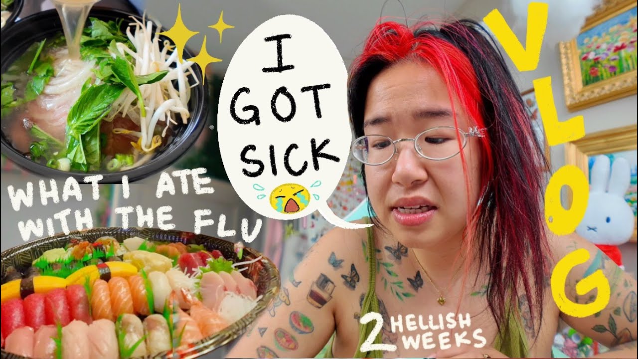 Queer Diaries 🤢 what i ate while bedridden with the flu & updates on my tattoo apprentice cousin!