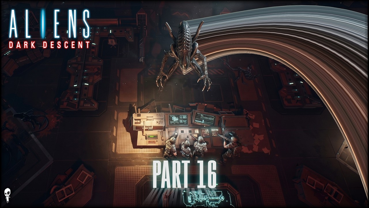 Самая жуткая локация на данный момент // Aliens: Dark Descent // Режим &laquo;Кошмар&raquo; // Часть 16