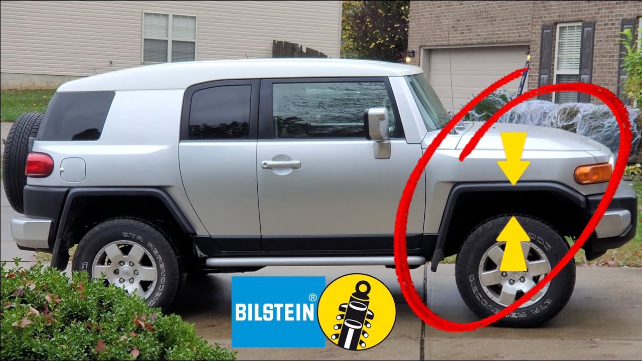Установка передней подвески и стойки Bilstein 5100 на Toyota FJ Cruiser