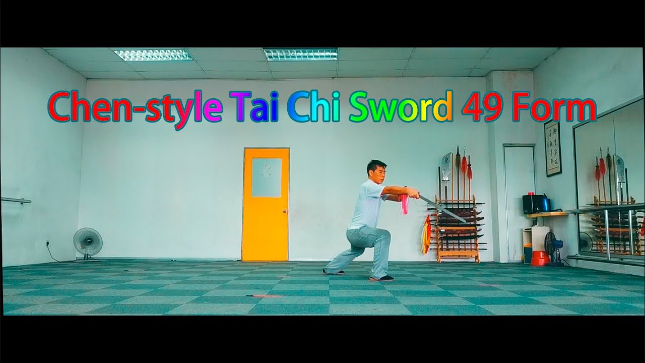 Self Practice Session : Chen-Style Tai Chi Sword 49 Form (陈氏49式太极剑)