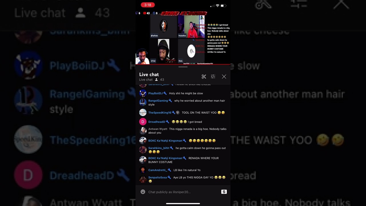 What goes on in Trae’s stream| Trae, Precise vs Savion(stalker) and Renada(extreme stalker)