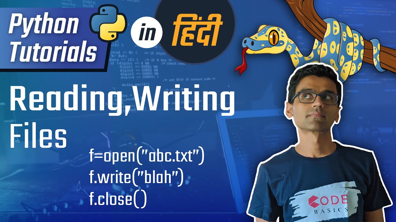 Python Hindi Tutorial 16 - File Handling