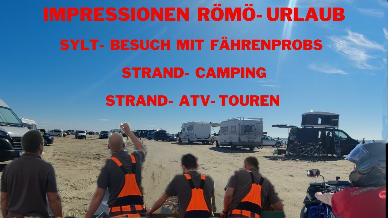 Camping auf dem Strand- 