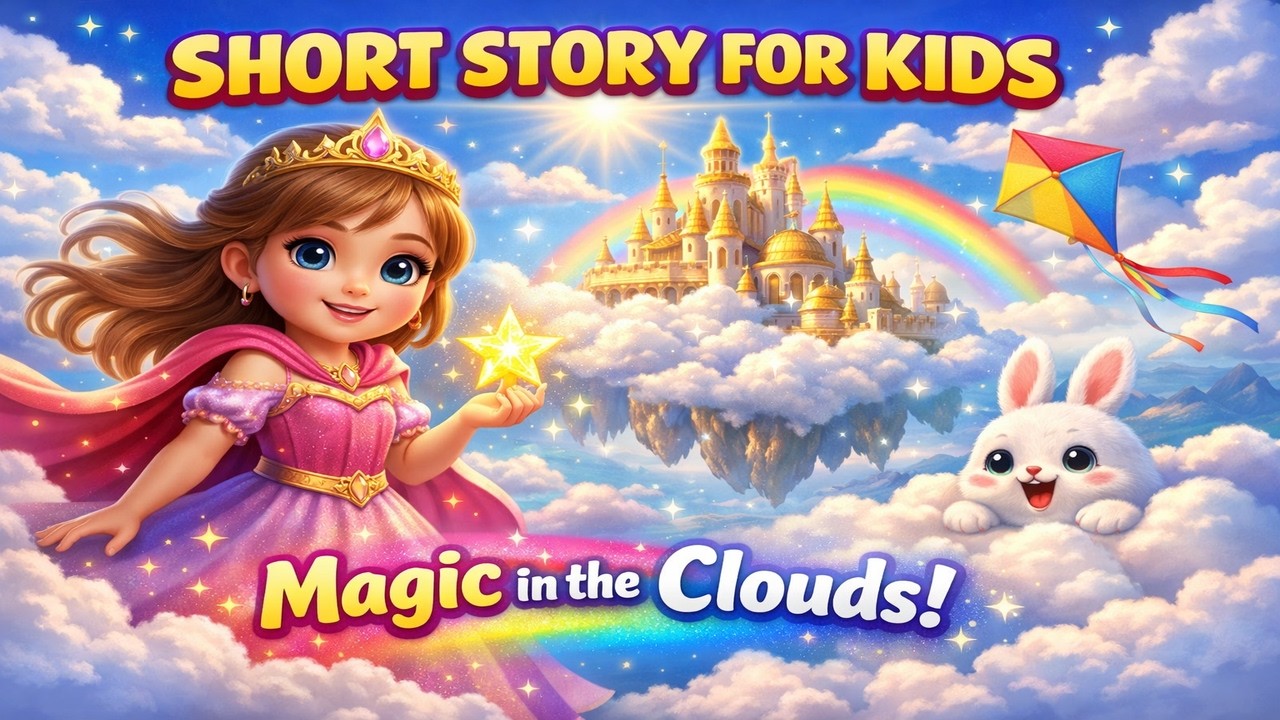 Princess Lila and the Cloud Kingdom #shortstoryforkids