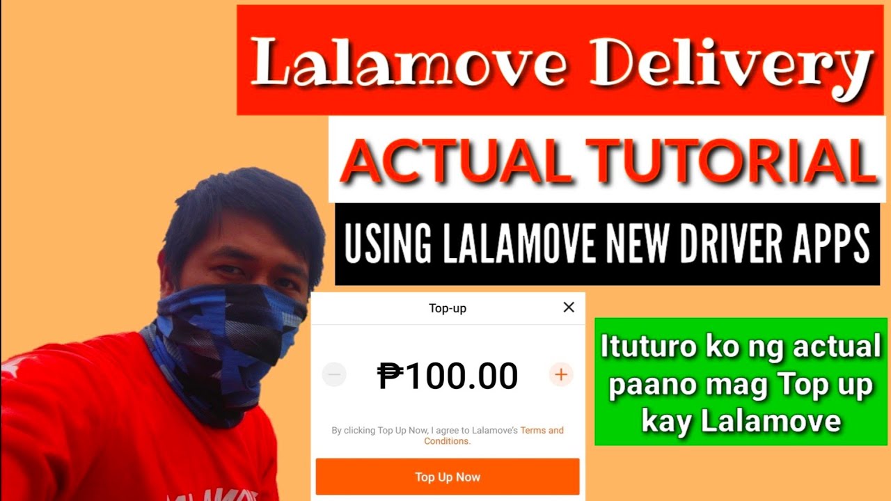 LALAMOVE DELIVERY ACTUAL TUTORIAL | AT PAANO MAG TOP UP SA LALAMOVE?? ITUTURO KO DITO NG ACTUAL.