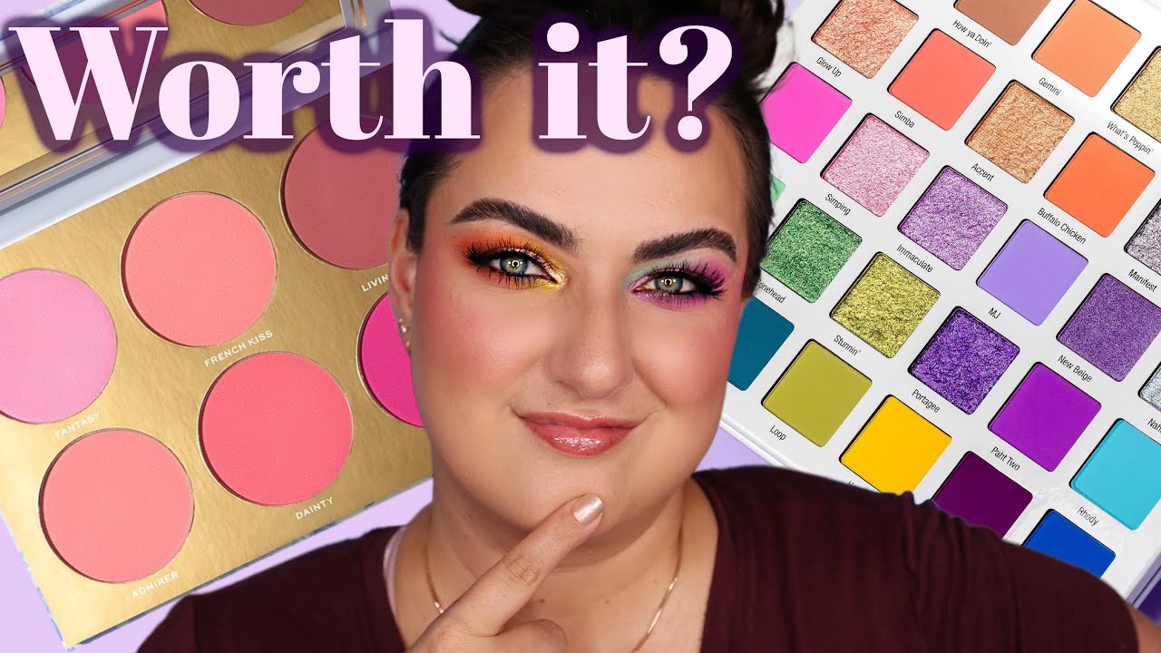 Mikayla X Glamlite Palette & Jaclyn Cosmetics Bougie Rouge Blushes Review!