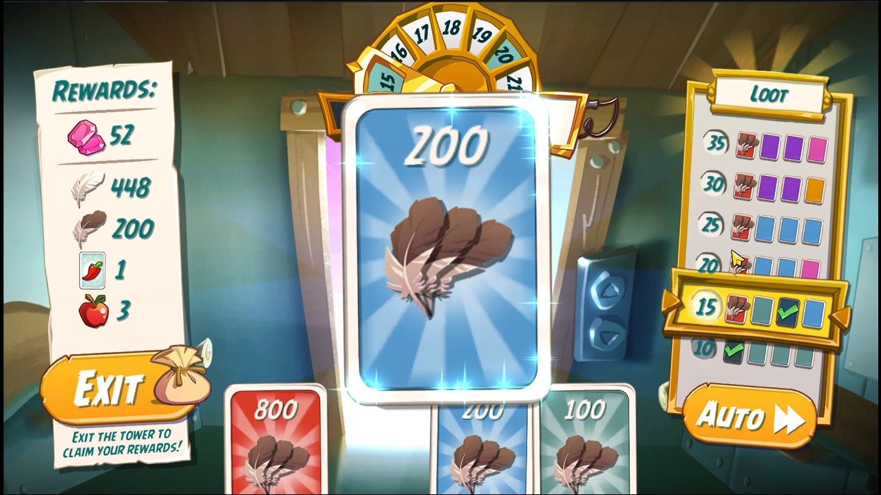 Shade Feathermania on Tower Of Fortune Day 2