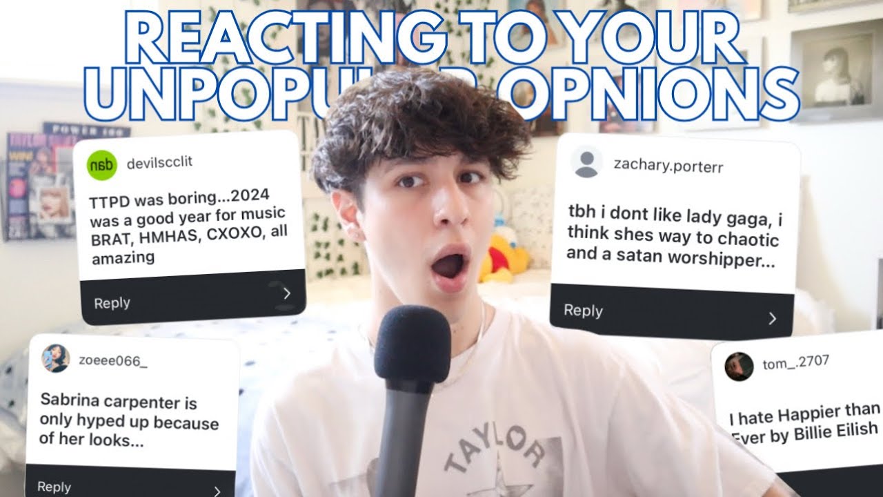 Reacting To Your INSANE Pop Culture Opinions…… 💀😧