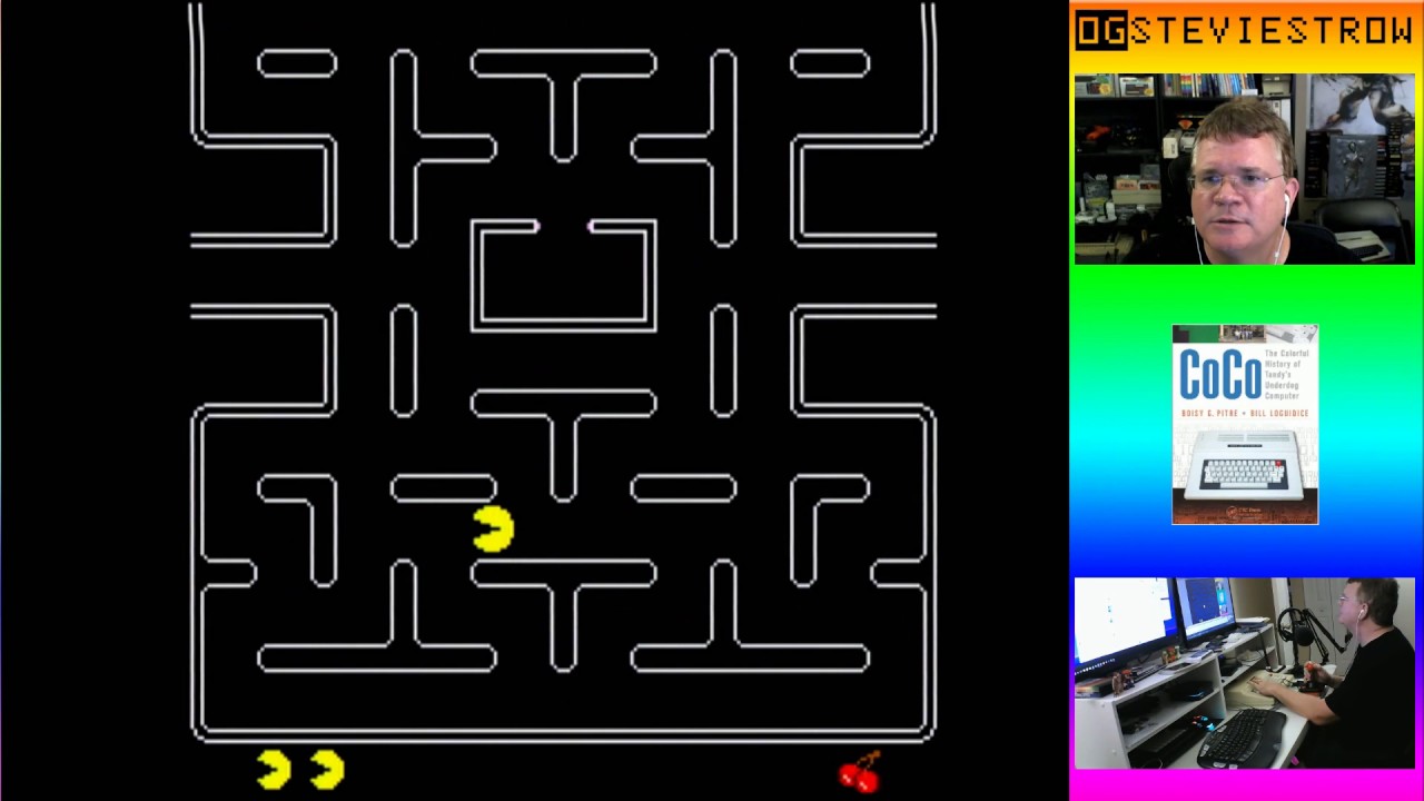 Pac Man Transcode for the Tandy Color Computer 3