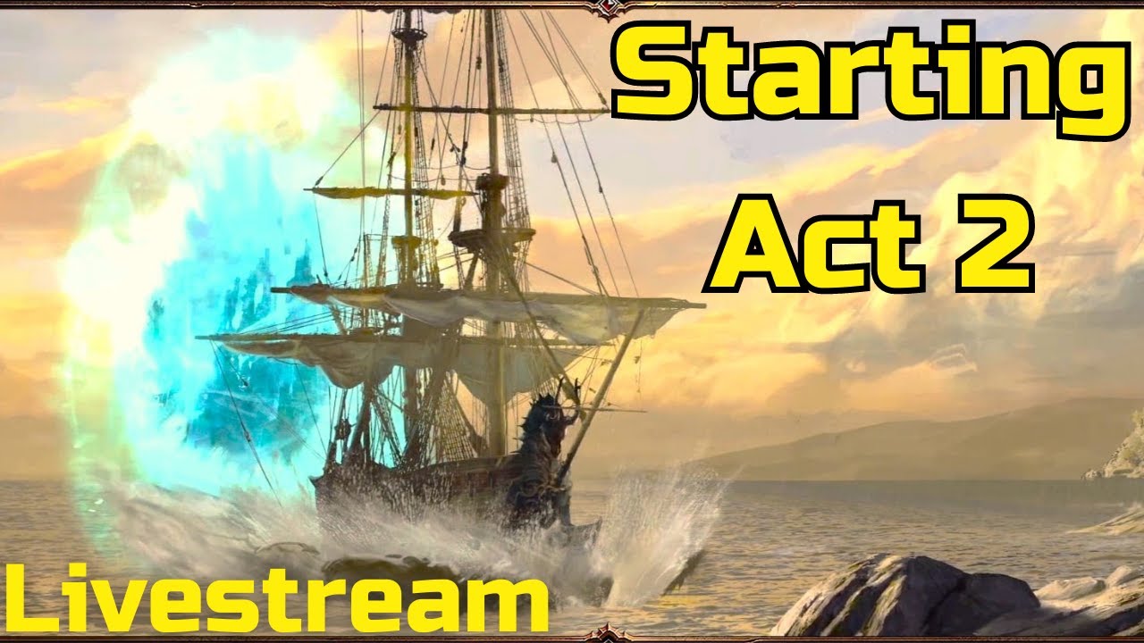 Starting Act 2 D:OS2 Tactician Mode - Livestream