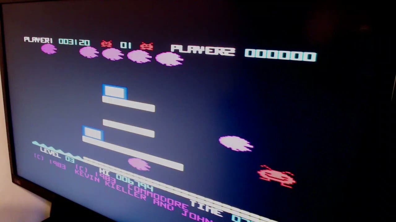 Commodore 64, Emulated, Jack Attack, 7816 points