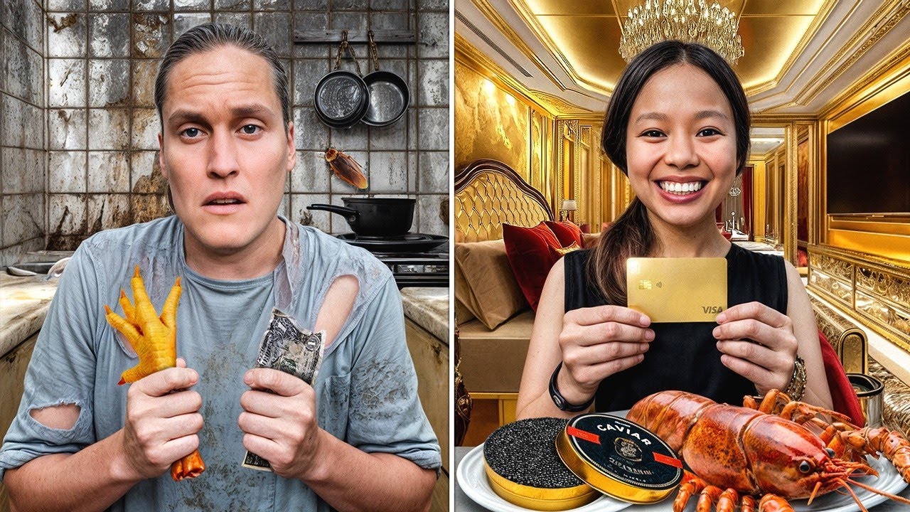 100 $ VS 1000$.  La vida rica y pobre en China