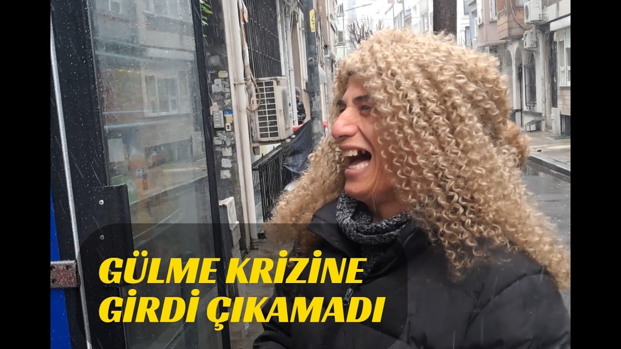GÜLME KRİZİNE GİREN MOĞOLLU KADIN