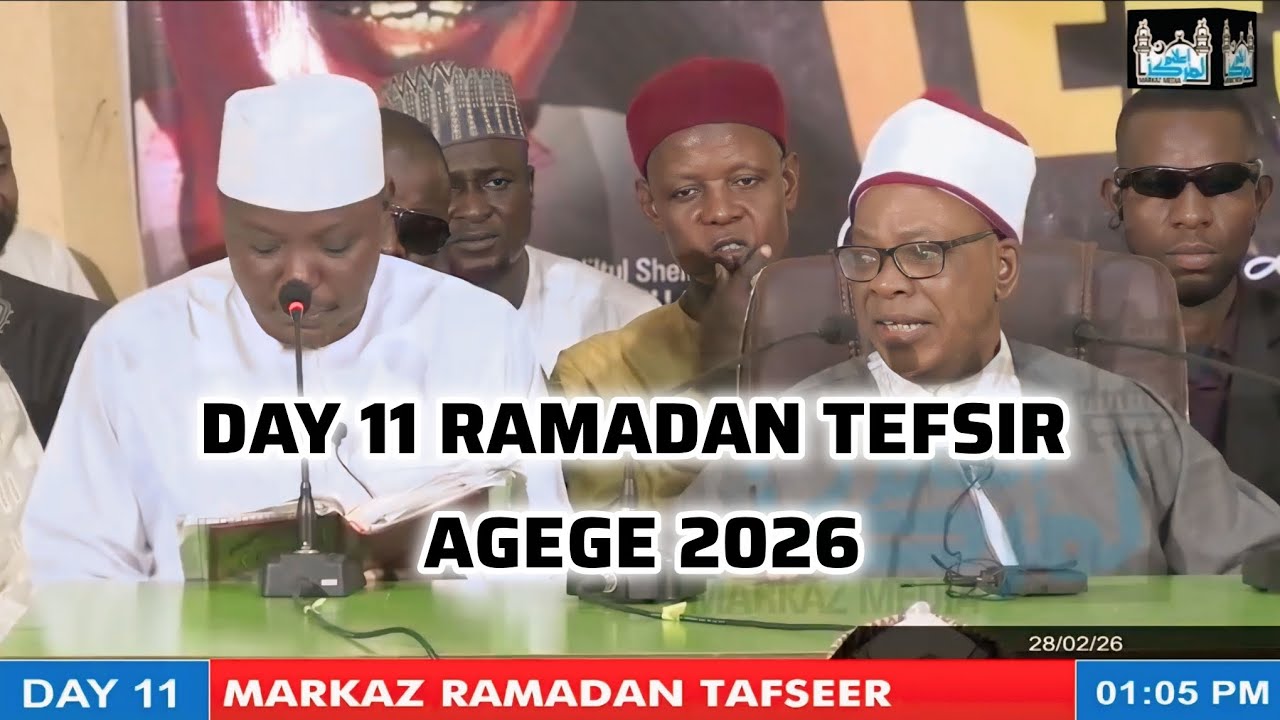 DAY 11 RAMADAN TEFSIR AGEGE 2026