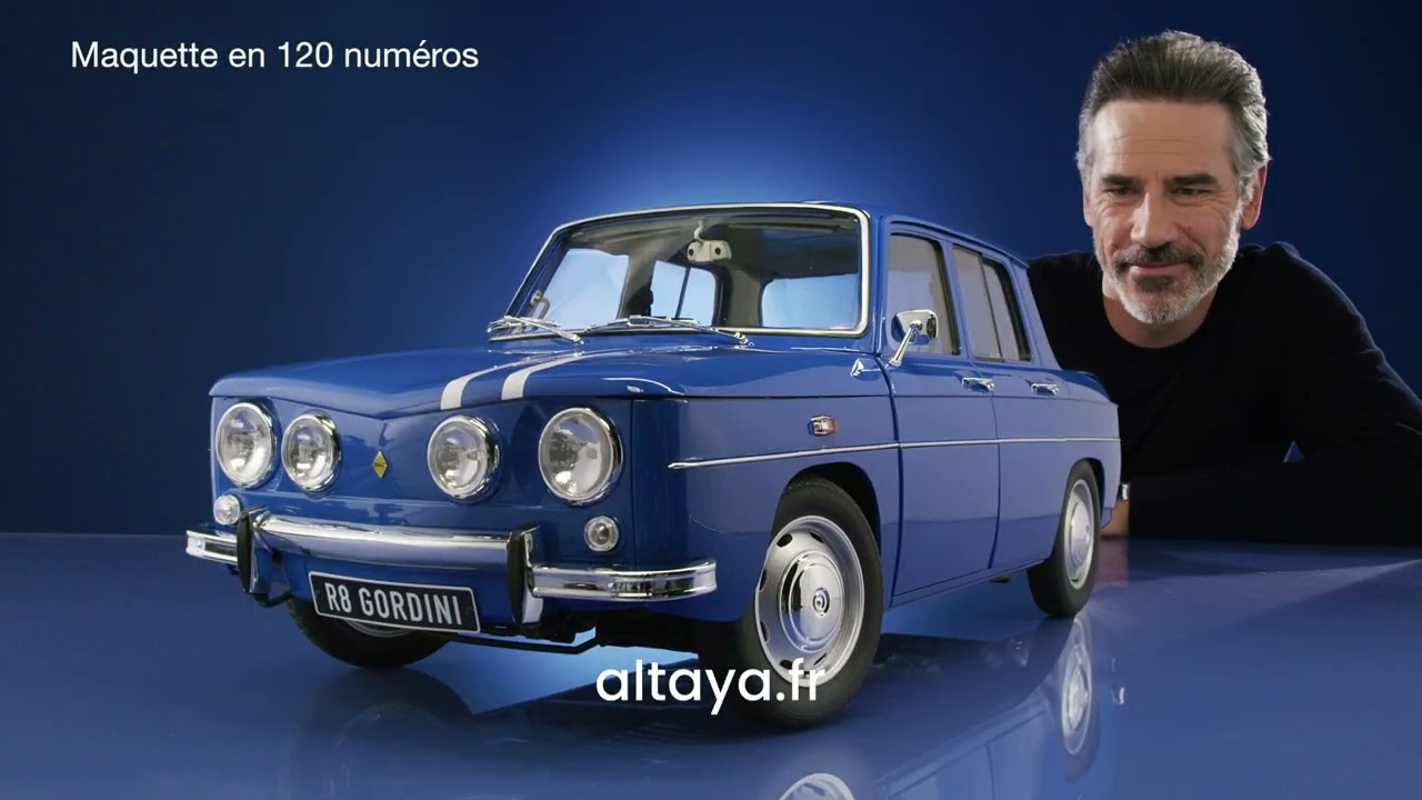 Construisez votre Renault 8 Gordini à l'échelle 1/6