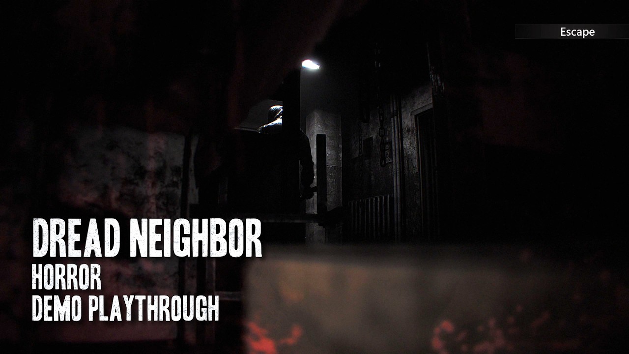 Dread Neighbor | Demo Playthrough with No Commentary Gameplay | Horror