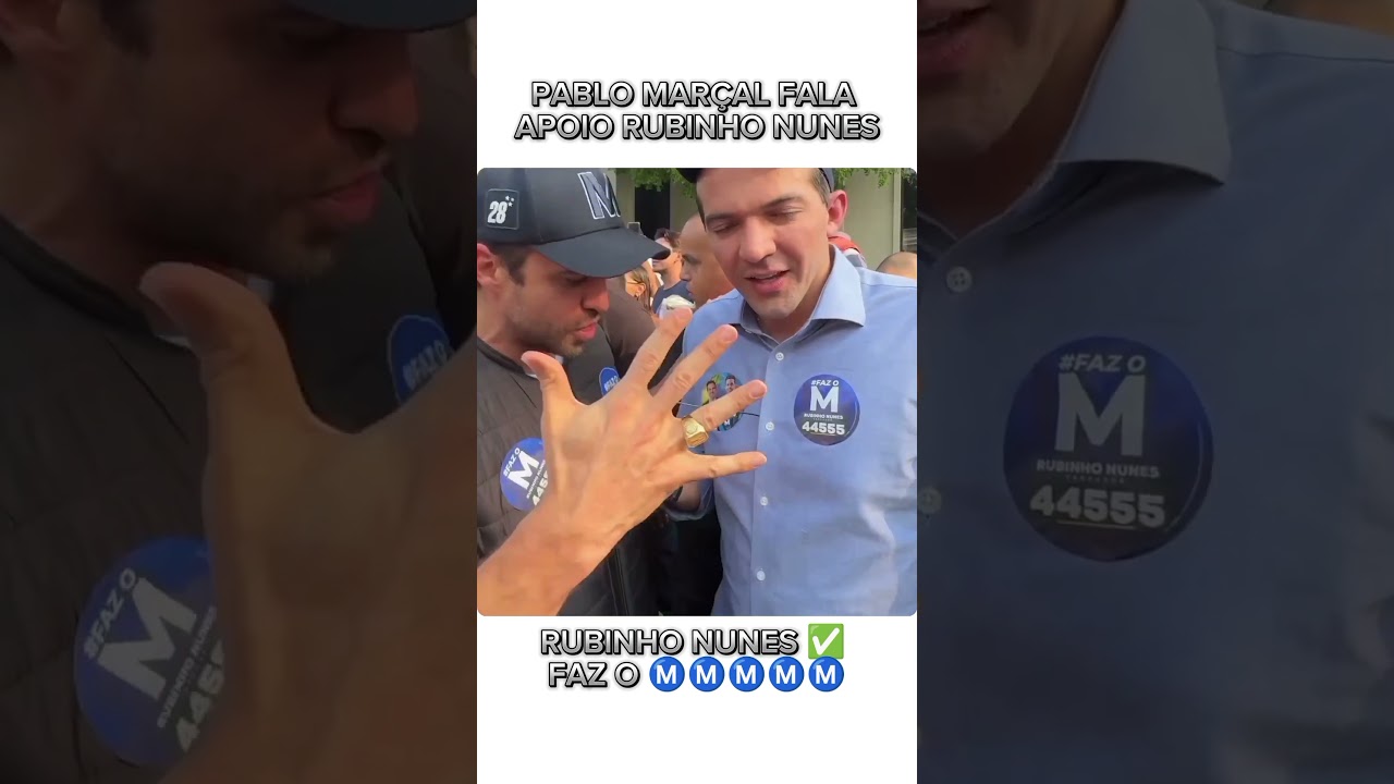 Rubinho Nunes declara apoio a Pablo Marçal 