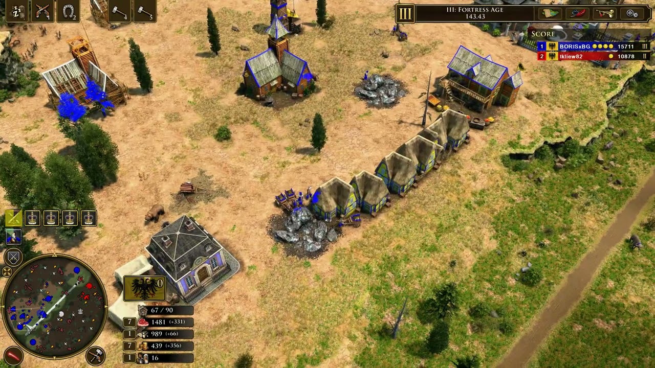 Age of Empires III  Epic MEGA Battle V Age with the Germans (2026 01 30)