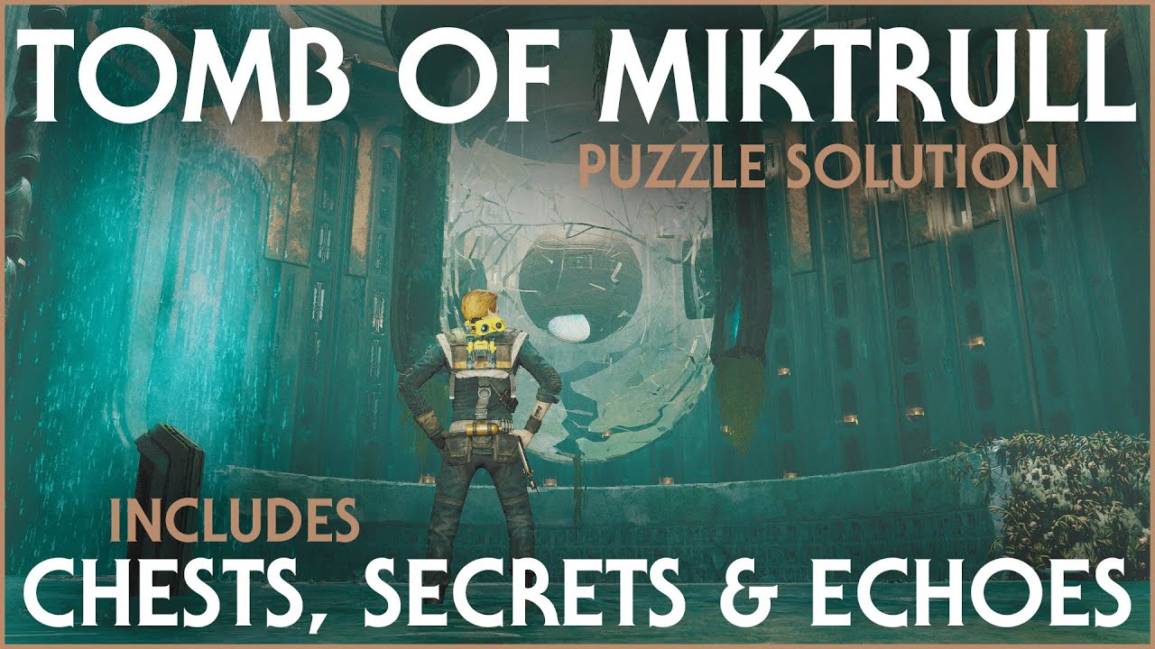 Jedi Fallen Order Tomb of Miktrull Puzzle, Secrets, Chests, & Force Echoes • 100% Explored