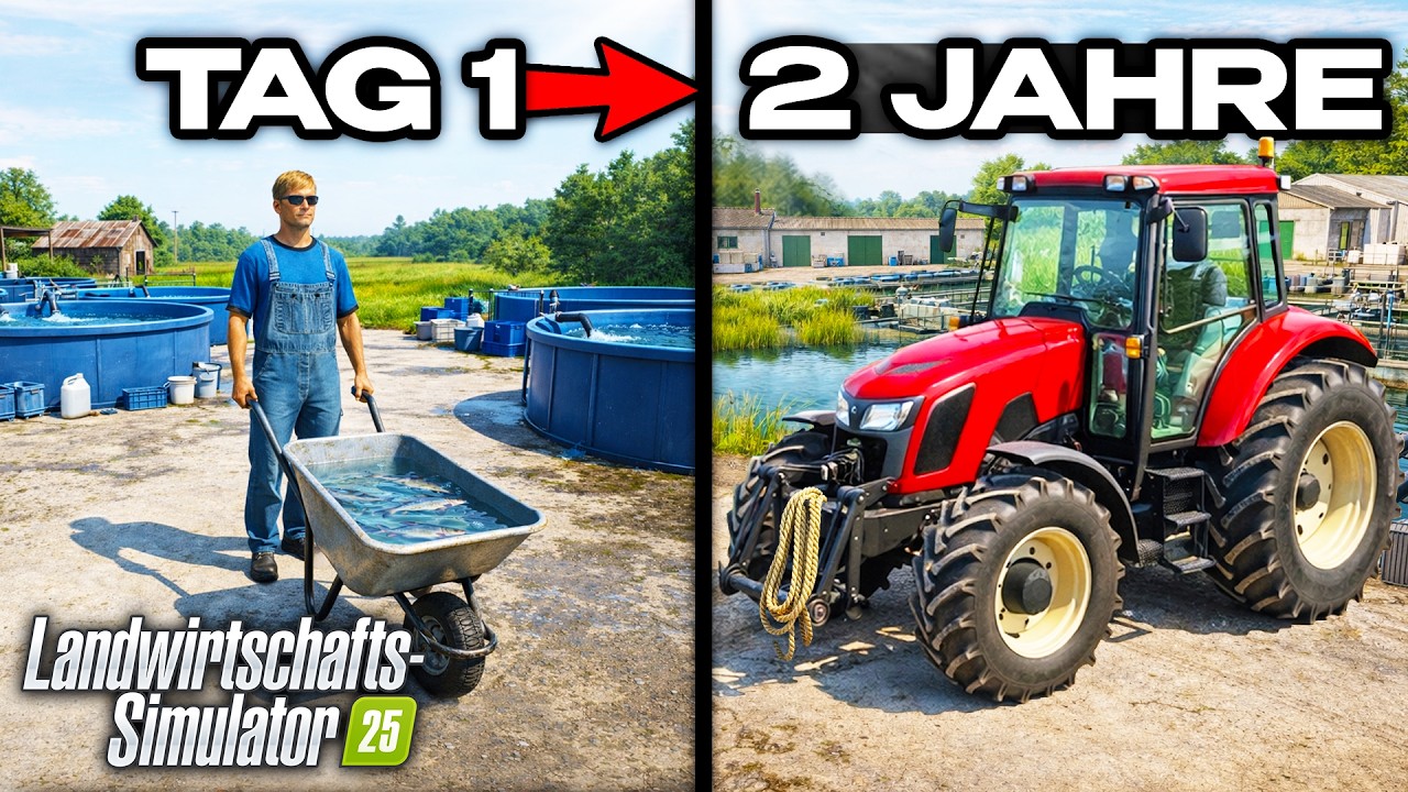 2 JAHRE BAUERNHOF ENTWICKLUNG, beginnend mit 0€! Landwirtschafts-Simulator 25