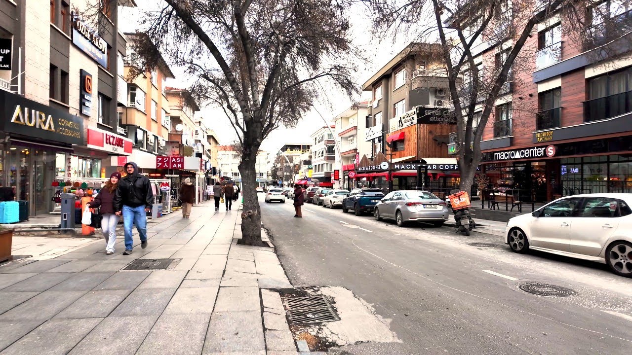 Ankara [4k60fps], Bahçelievler'de Gezinti - Strolling Around Bahcelievler