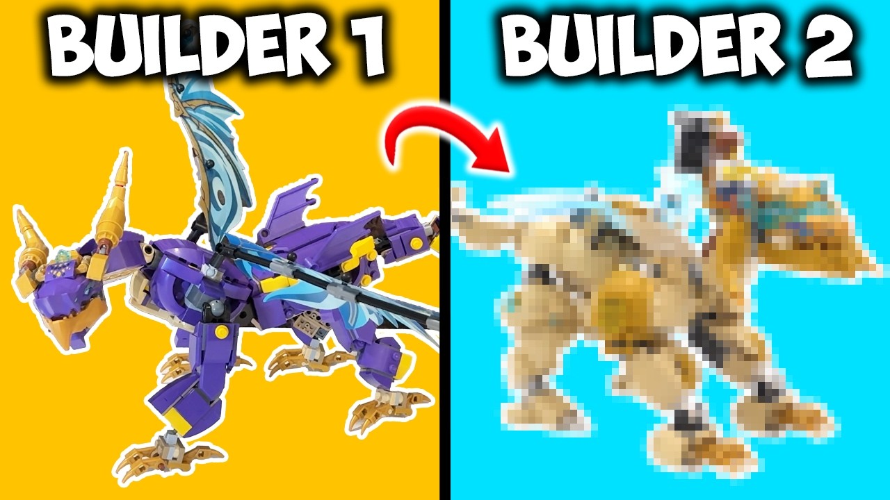 We PICKED Our Lego Sets to Build CUSTOM Ninjago Dragons! 🤩